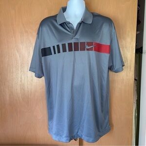 NIKEGOLF shirt with Dri-Fit Technology. Stay cool while on the links. Sporty.